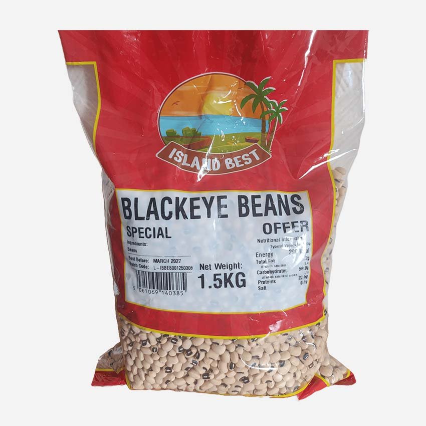 1.5kg Bag of Island Best Blackeye Beans