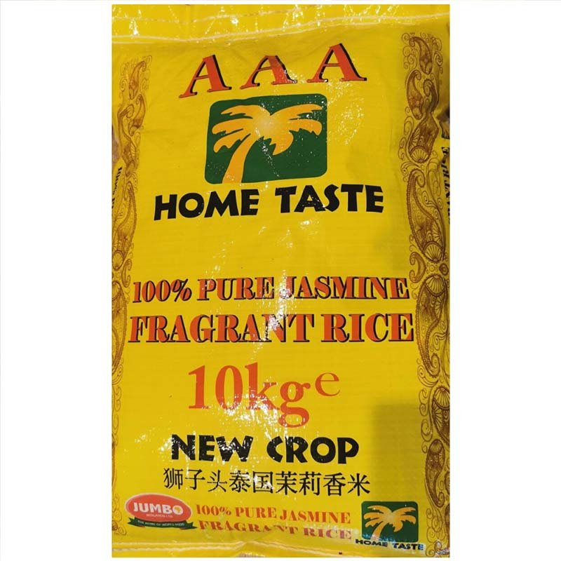 10kg bag of Home Taste AAA Jasmine Fragrant Rice
