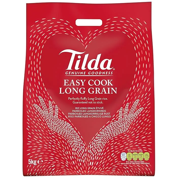 Tilda Legendary Easy Cook Long Grain Rice - 5kg