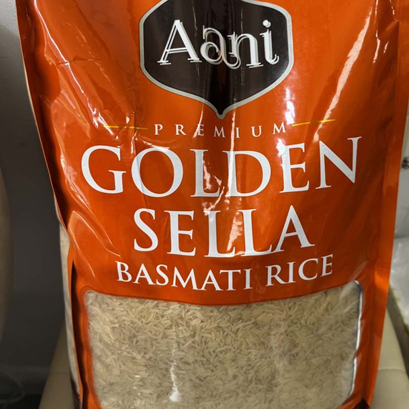 Aani Premium Golden Sella Rice Basmati - 5kg