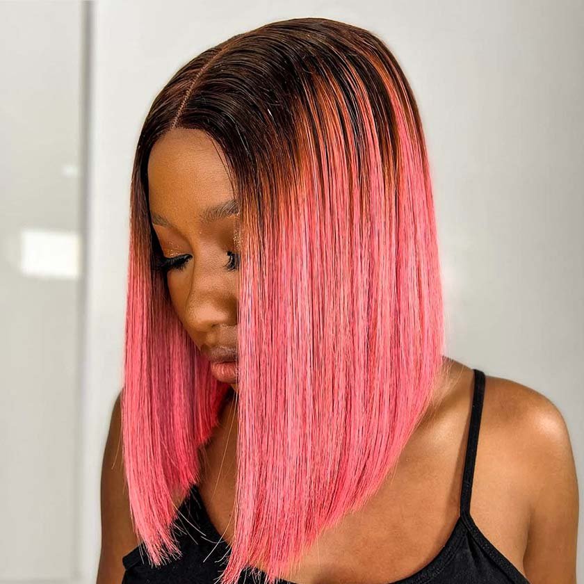 12-inch Luxury Bone Straight - Pink