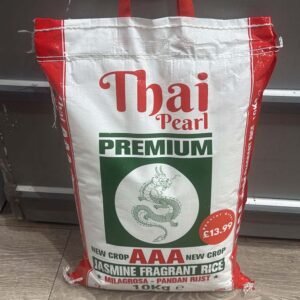 10kg bag of Thai Pearl Premium Jasmine Fragrant Rice