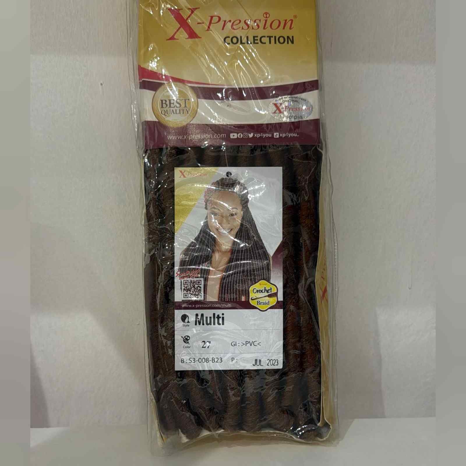 Multi Xpression, Soft Faux Dread Crochet Braid