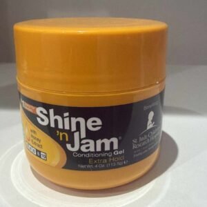 Ampro Shine N Jam Extra Hold Conditioning Styling & Braiding Gel, 4oz., Textured Hair, Moisturizing