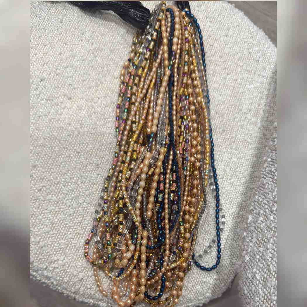 3pcs - Luxury African Waist Beads