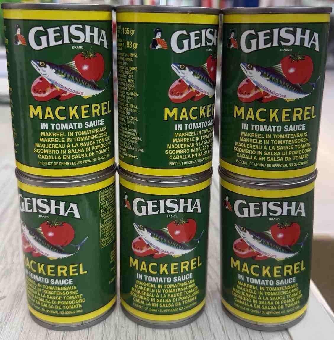 Geisha Brand Mackerel in Tomato Sauce - 155g