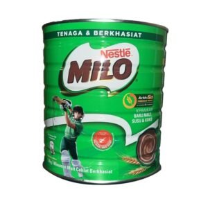 A Tin of Nestlé Milo, a popular chocolate malt beverage mix – 1.4kg