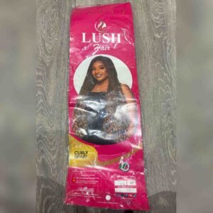 Lush Hair Curly Braid extensions.