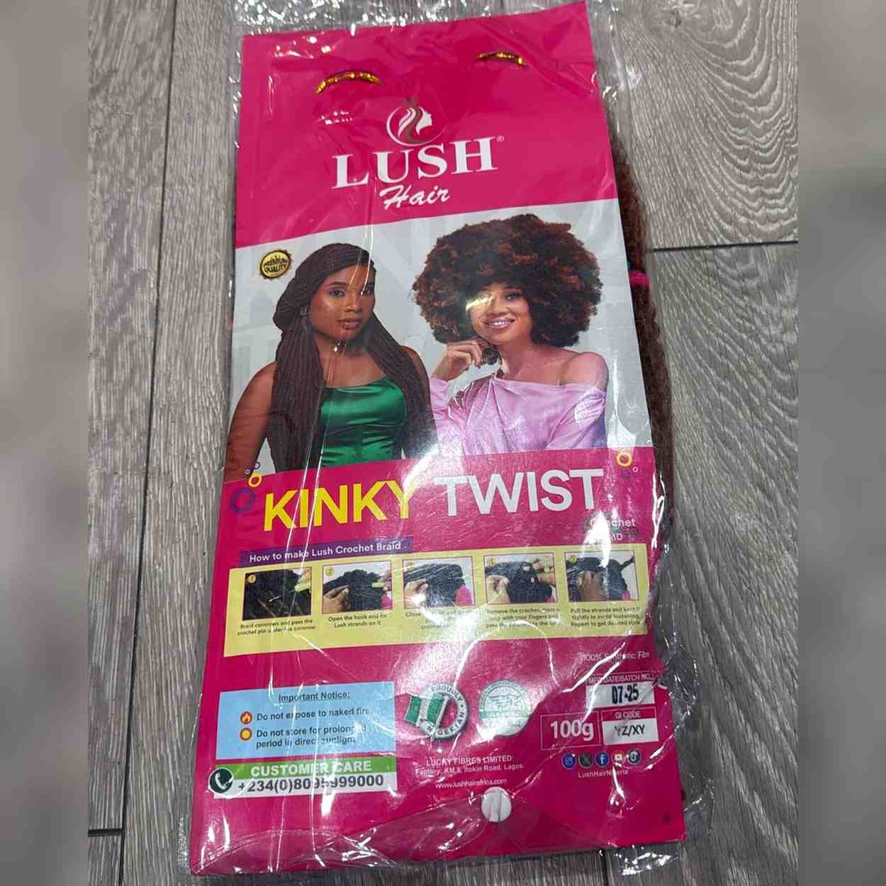 Lush Hair Kinky Twist extensions