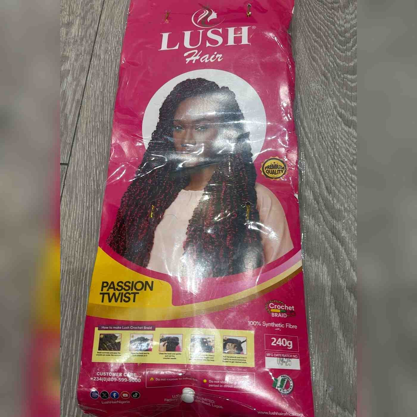 Lush Passion Twist hair extensions