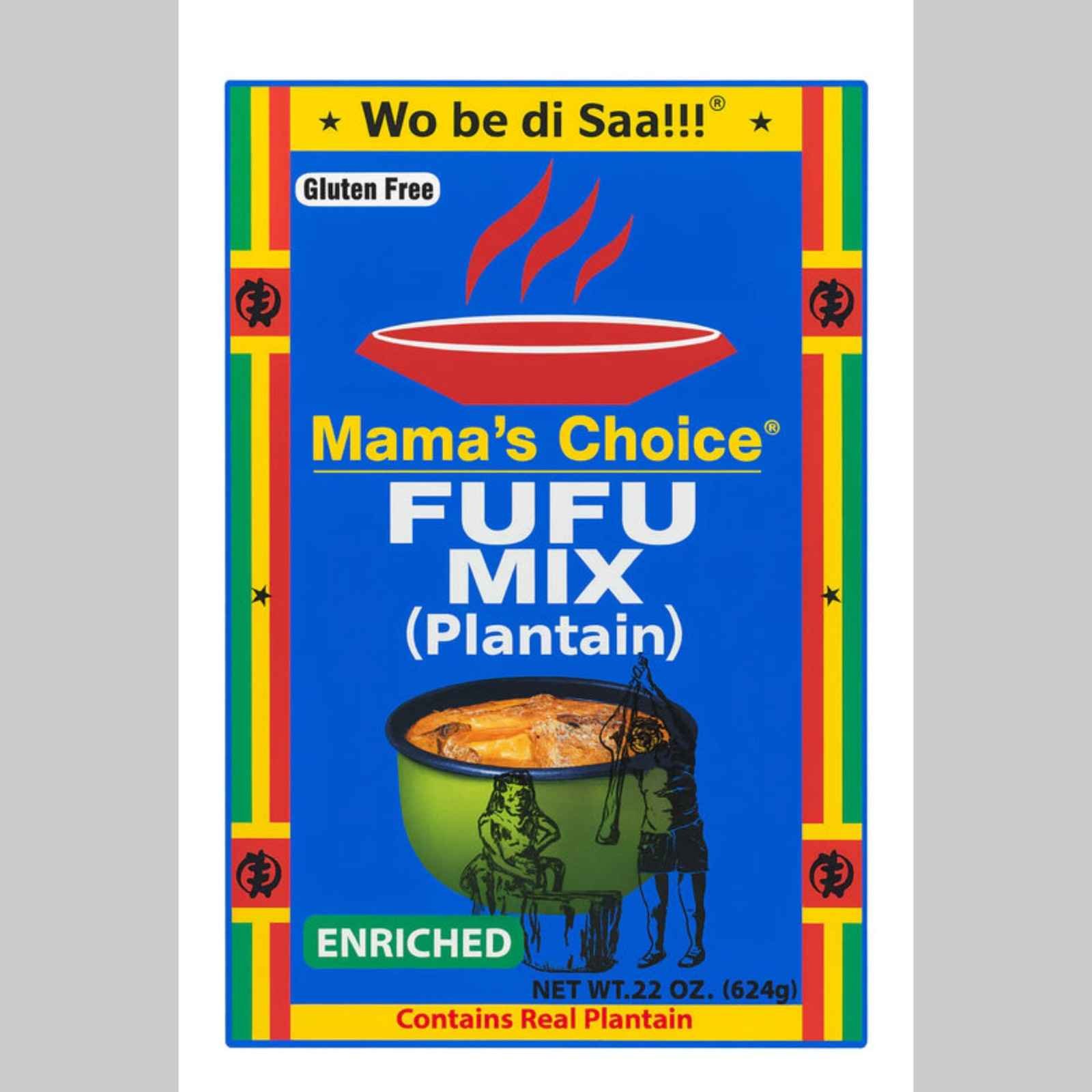 Mama's Choice Plantain Fufu Mix.