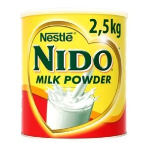 2.5kg tin of Peak Dry Whole Milk Powder.