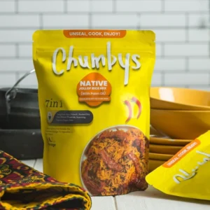 A Pack of Chumbys Native Jollof Rice.