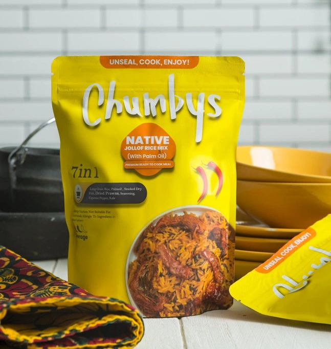 A Pack of Chumbys Native Jollof Rice.