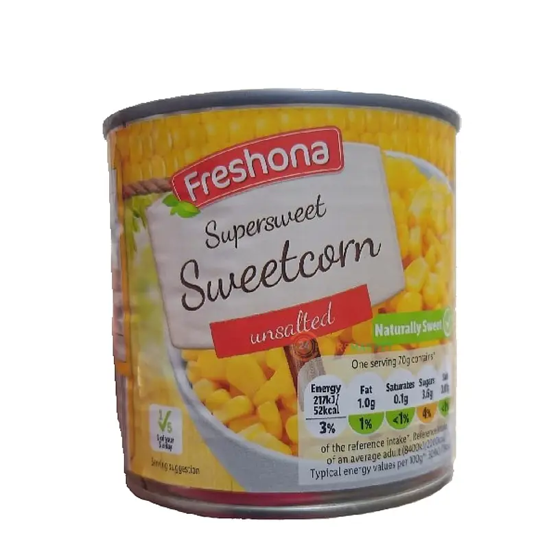 A Tin of Freshona Naturally Sweet Sweetcorn 300g