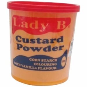 1.6kg tub of Lady B Custard Powder.