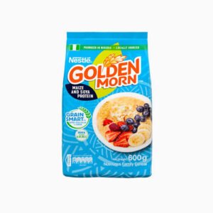 Nestlé Golden Morn Maize and Soya Protein.